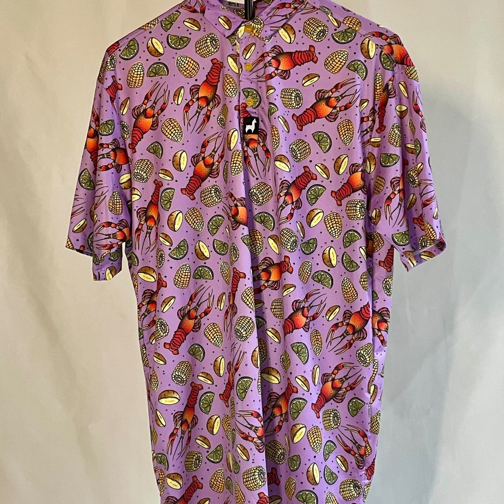 Medium Lofty Llama Golf Polo